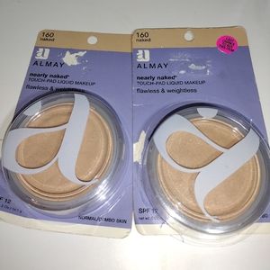 New Two Almay Nearly Naked Touch-Pad Liquid Makeup